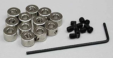 Dubro Products 597 Dura-Collars, 1/8" (12)