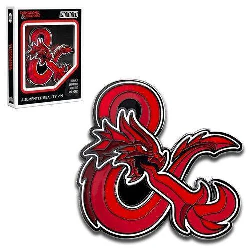 Dungeons & Dragons Ampersand Augmented Reality Enamel Pin - Pinfinity
