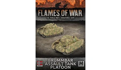 15mm Brummbar Assault Tank Platoon - GBX128