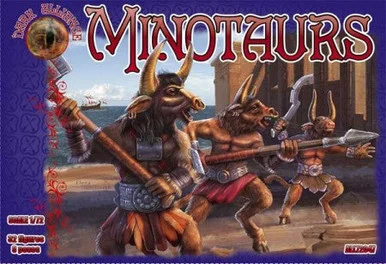Dark Alliance ALL72047 Minotaurs 1/72 Scale Figures (32) - Alliance Figures
