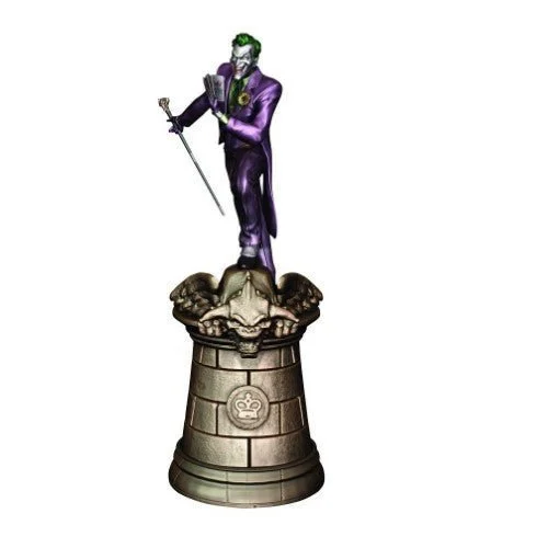 Eaglemoss DC Superhero Joker Black King Chess Piece with Collector Magazine #2 - Eaglemoss Publications