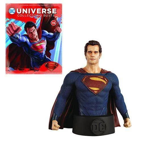 Eaglemoss DC Universe Man of Steel Movie Superman Bust with Collector Magazine #15 - Eaglemoss Publications