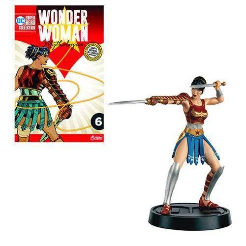 Eaglemoss DC Wonder Woman Mythologies Divine Armor Statue with Collector Magazine #6 - Eaglemoss Publications