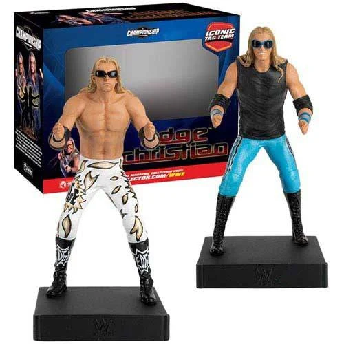 Eaglemoss WWE Iconic Tag Team: Edge & Christian with Collector Magazine - Eaglemoss Publications