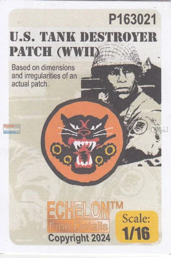 ECH163021 1:16 Echelon US Tank Destroyer Patch WW2