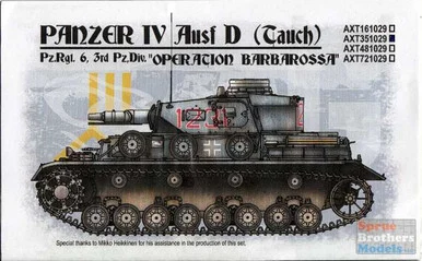 ECH351029 1:35 Echelon Panzer IV Ausf D (Tauch) PzRgt 6, 3rd Pz Div Barbarossa