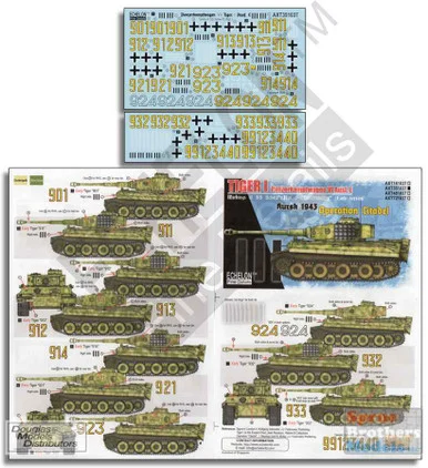ECH351037 1:35 Echelon 3. SS-Schw.Pz.Rgt. Tiger I's Kursk 1943 - Operation Citadel