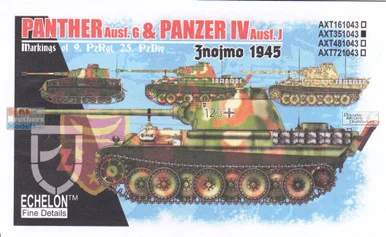 ECH351043 1:35 Echelon Panther Ausf.G & Panzer IV Ausf.J Znojmo 1945