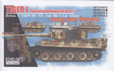 ECH351056 1:35 Echelon SchPzAbt 506 Tiger Is Eastern Front 1943