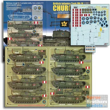 ECH352016 1:35 Echelon Decals - Calgary Regiment Churchills in the Battle of Dieppe (Pt2) #352016