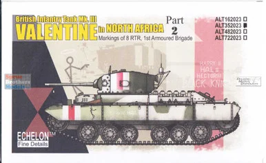 ECH352023 1:35 Echelon Decals - Valentine Mk.III in North Africa Part 2