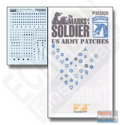 ECH353020 1:35 Echelon The Marks of a Soldier - US Army Patches #353020