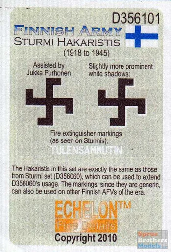 ECH356101 1:35 Echelon Finnish Army Sturmi Hakaristis 1918-45