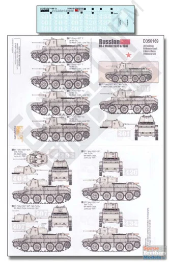 ECH356169 1:35 Echelon Russian BT-7 Model 1935 & 1937
