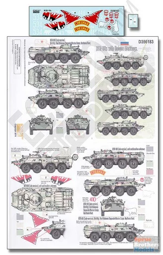 ECH356183 1:35 Echelon BTR-80s with Unique Markings