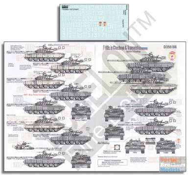 ECH356188 1:35 Echelon T-80s in Chechnya & Transnistria