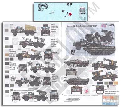 ECH356202 1:35 Echelon Novorossian AFVs (Ukraine - Russia Crisis) Pt 6: BM-21 & BMP-1
