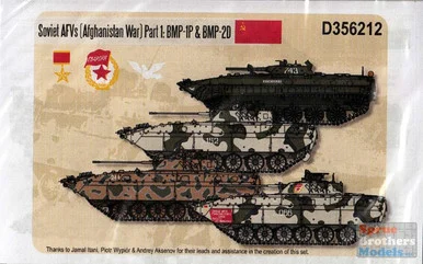 ECH356212 1:35 Echelon Soviet AFVs (Afghanistan) Part 1: BMP-1P & BMP-2D