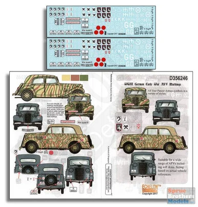 ECH356246 1:35 Echelon WW2 German Early War AFV Markings