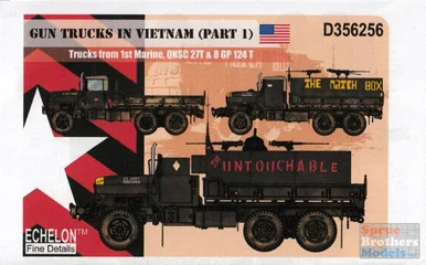 ECH356256 1:35 Echelon Gun Trucks in Vietnam Part 1