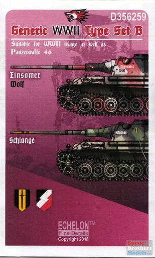 ECH356259 1:35 Echelon Generic WW2 Type Set B