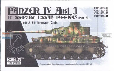 ECH721036 1:72 Echelon LAH Panzer IV Ausf. J 1944-1945 (Part 2)