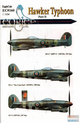 ECL24160 1:24 Eagle Editions Hawker Typhoon Part 2