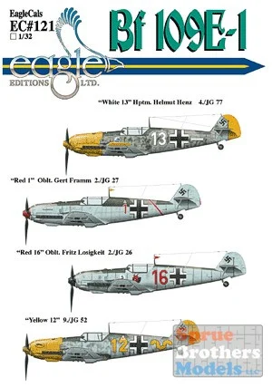 ECL32121 1:32 Eagle Editions Bf 109E-1 #32121