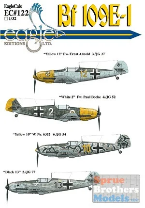 ECL32122 1:32 Eagle Editions Bf 109E-1 #32122