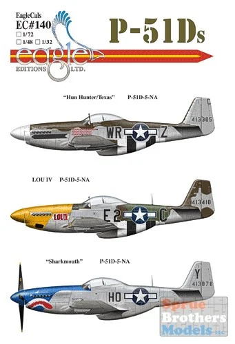ECL72140 1:72 Eagle Editions P-51D Mustang Pt 2 #72140