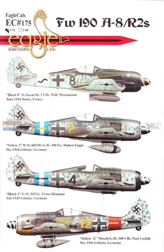 ECL32175 1:32 Eagle Editions Fw190A-8/R2s