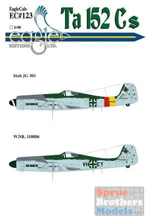 ECL48123 1:48 Eagle Editions Ta 152C s#48123