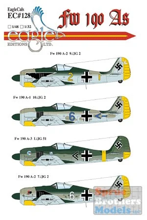 ECL32128 1:32 Eagle Editions Fw190A's #32128