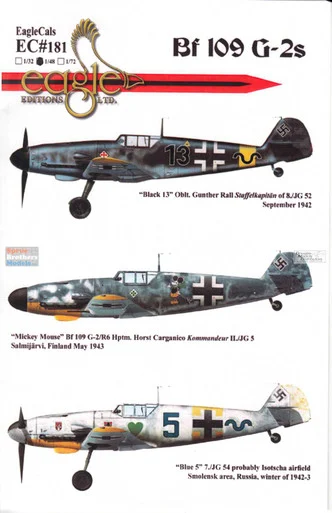 ECL48181 1:48 Eagle Editions Bf109G-2
