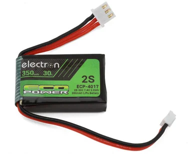 EcoPower Electron ECP-4017 2S 30C LiPo Battery w/PH2.0 Connector 7.4V/350mAh for Losi Micro-B