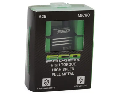 EcoPower 625 Aluminum Digital Micro Servo Direct Fit For Losi Micro-B/T (HV)