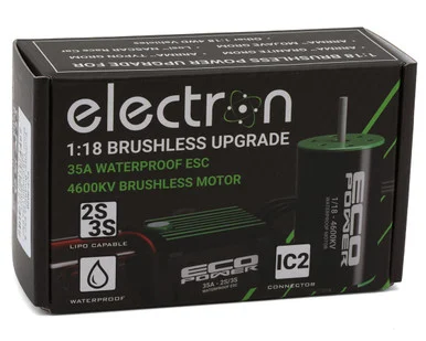 EcoPower ECP-8020 35A Brushless ESC & 4600kV Motor Combo w/IC2 Connector, Grom