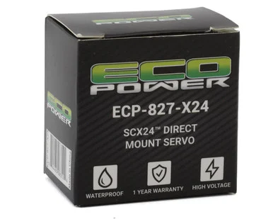 EcoPower ECP-827X24 WP827-X24 Metal Gear Micro Servo, SCX24