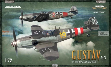 EDU02150 1:72 Eduard Bf109G-6/AS & Bf109G-14/AS 'Gustav' Part 3 Limited Edition Dual Combo