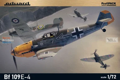 EDU07033 1:72 Eduard Bf109E-4 ProfiPACK Edition