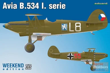 EDU07446 1:72 Eduard Avia B.534 I.serie Weekend Edition
