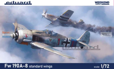 EDU07463 1:72 Eduard Fw190A-8 Standard Wings Weekend Edition