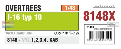 EDU08148X 1:48 Eduard I-16 Typ 10 OVERTREES