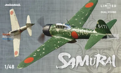 EDU11168 1:48 Eduard 'Samurai' A6M3 Zero Type 22 22a and 32 Limited Edition Dual Combo