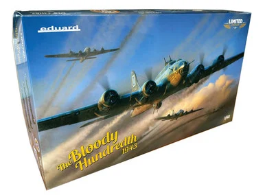 1/48 Eduard The Bloody Hundredth 1943 B-17F Flying Fortress Super Kit (2nd LE run)