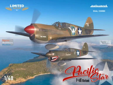 EDU11185 1:48 Eduard P-40E Warhawk 'Pacific Star' Dual Combo (2 full kits)