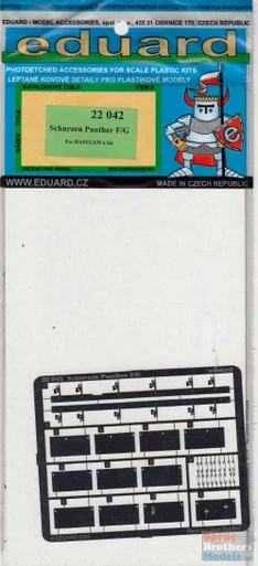 EDU22042 1:72 Eduard PE - Schurzen Panther F/G (HAS kit)