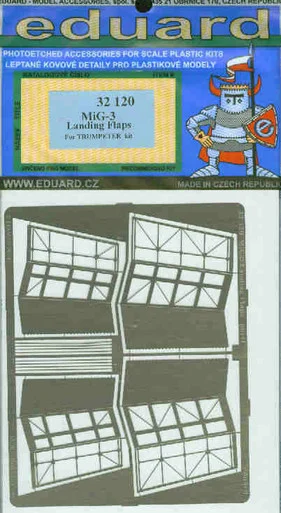 EDU32120 1:32 Eduard PE - MiG-3 Landing Flaps #32120