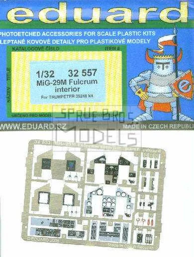 EDU32557 1:32 Eduard Color PE - MiG-29M MiG-29 Fulcrum (TRP kit) #32557