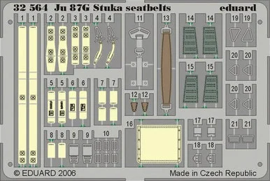 1/32 Eduard Seatbelts Ju87F Stuka for HSG (Pre-Painted)